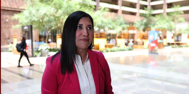 Texas GOP congressional candidate Cassy Garcia discusses why Hispanic voters are fleeing the Democratic Party during an interview with Fox News Digital on August 7, 2022. 