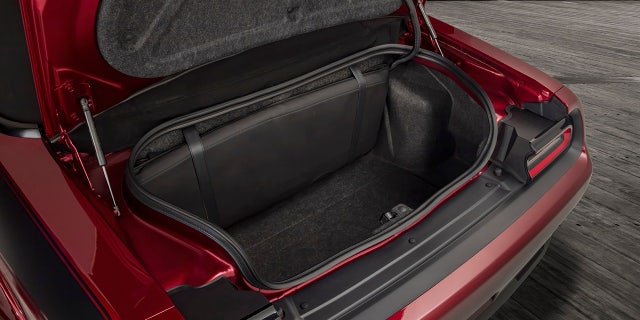 Much of the Challenger's trunk is retained in the conversion.