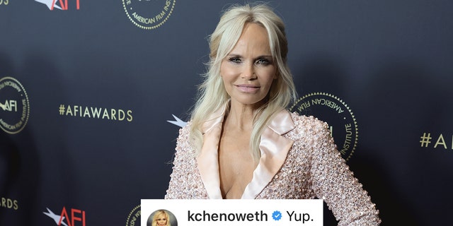 Kristin Chenoweth seemingly shared her two cents with simple "Yup." under Marren Morris' Instagram.