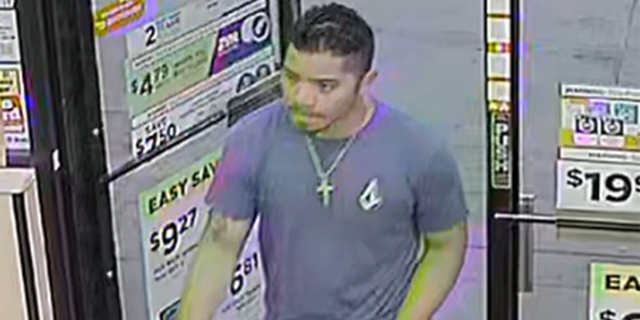 The suspect allegedly confronted the men as they were speaking Spanish in the gas station. 