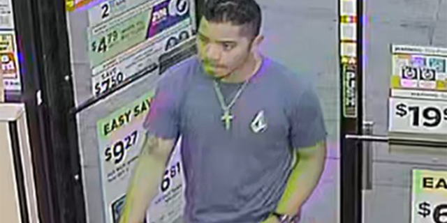 The suspect allegedly confronted the men as they were speaking Spanish in the gas station.