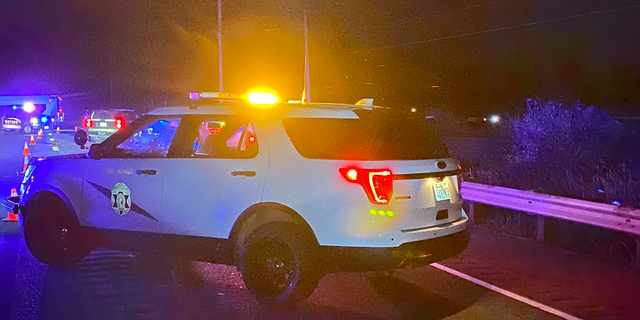 Authorities closed down the road in Washington state to investigate the crash that involved a deputy on Wednesday night.