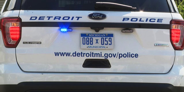 Detroit police department vehicle.