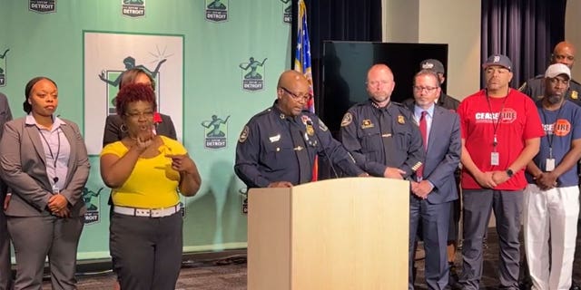Detroit Police Chief James White provides update on mass shooting.