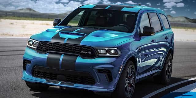 The Dodge Durango SRT Hellcat is powered by a 710 hp supercharged V8. 