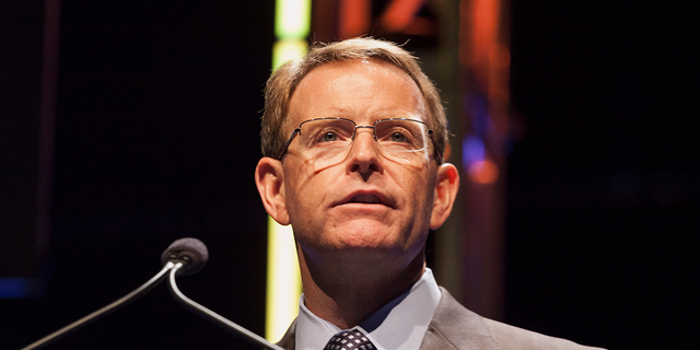 Tony Perkins, president of the Family Research Council, speaks at the Family Leadership Summit in Ames, Iowa Aug. 9, 2014.
