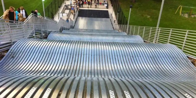 Michigan Giant Slide goes viral following speed concerns | Fox News