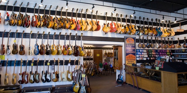 Gruhn Guitars Store in Nashville. 