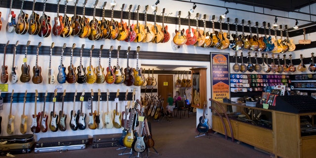 Gruhn Guitars Store in Nashville.