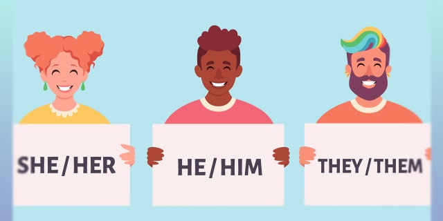 One of the books recommended for children explains different types of pronouns, such as: