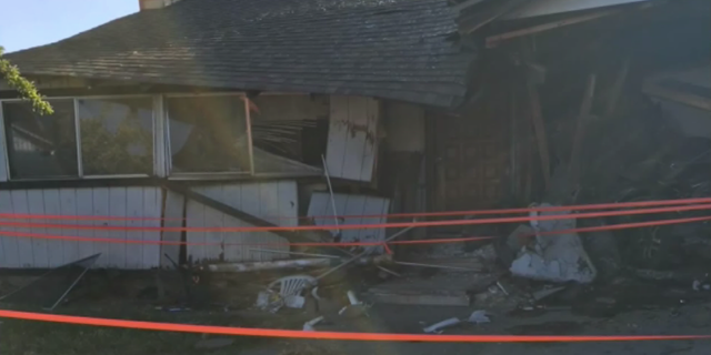 Ray Minter says his home has been crashed into at least 23 times since 1972.