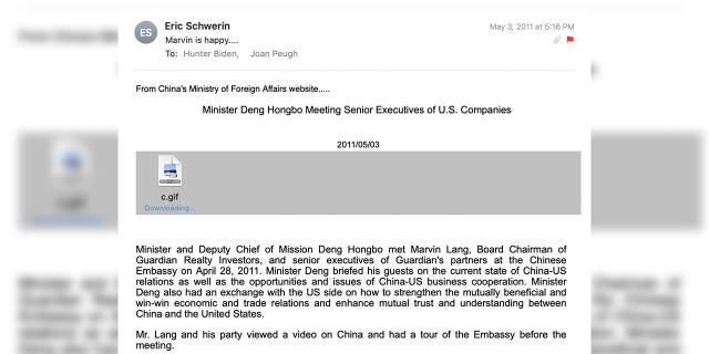 The China's Ministry of Foreign Affairs website promoted Marvin Lang's dinner on their website a few days after it was held.