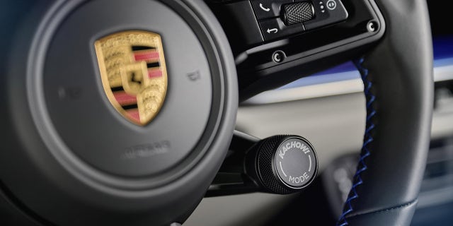 The car features a Kachow Mode fastener referencing Lightning McQueen's catchphrase.