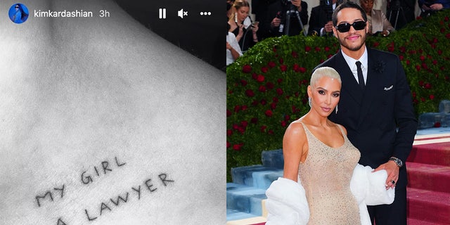 Pete Davidson got several tattoos on his body in honor of his ex-girlfriend Kim Kardashian.