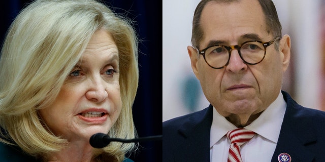 Incumbent candidates for New York's 12th Congressional District, Jerry Nadler, D-N.Y., and Carolyn Maloney, D-N.Y.