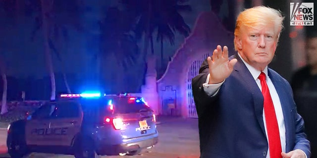 FBI raids former President Trump's Mar-a-Lago home in Florida Aug. 8, 2022.