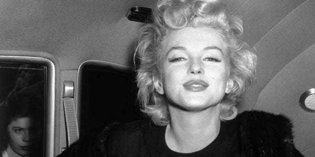 Marilyn Monroe in a closeup