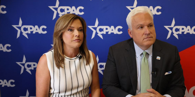 Mercedes Schlapp, former White House strategic communications director and CPAC Senior Fellow, discusses Hispanic conservatives at CPAC 2022 with Fox News Digital. 