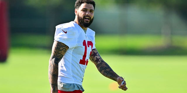 Mike Evans (13) of the Tampa Bay Buccaneers during the 2022 Bucs minicamp at AdventHealth Training Center June 8, 2022, in Tampa, Fla.