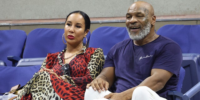 Mike Tyson, 56, attended the US Open with his wife, Lakiha Spicer. 