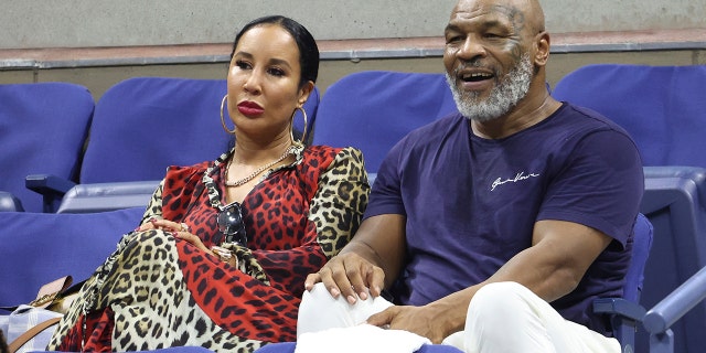 Mike Tyson, 56, attended the U.S. Open with wife Lakiha Spicer. 