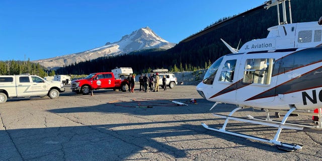 Rescuers said conditions improved enough on Mt. Hood to set out on a recovery mission and bring down the body of Pradnya Mohite.