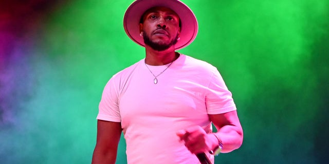 Rapper Mystikal was arrested and charged with first-degree rape on Sunday. He was pictured on stage in 2021.
