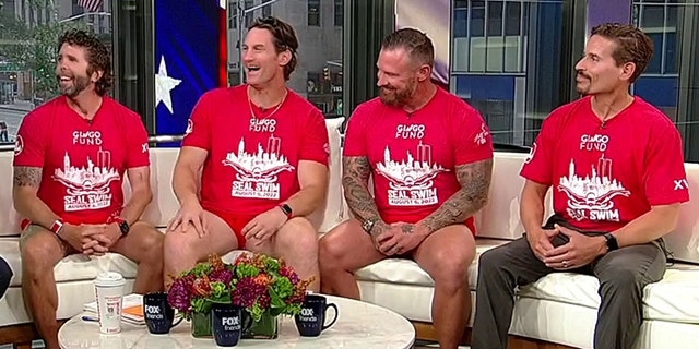 Retired Navy SEALs joined "Fox and Friends" to discuss the annual Hudson River Swim, on Friday Aug 5, 2022.