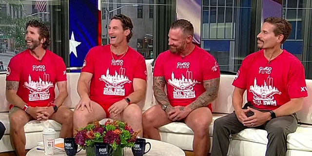Retired Navy SEALs joined "Fox and Friends" to discuss the annual Hudson River Swim, on Friday Aug 5, 2022.