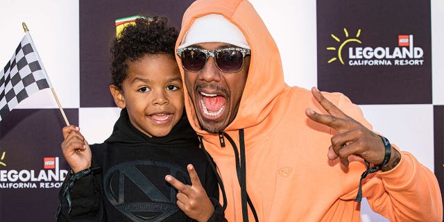 Nick Cannon shares son Golden Cannon with Britney Bell.