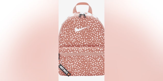 This Nike backpack is easy for kids to carry with its padded shoulder straps.