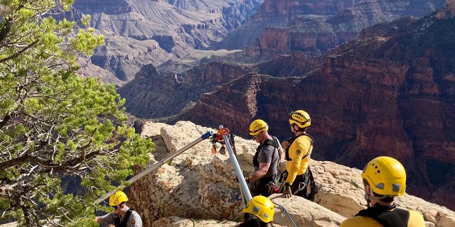 Park rangers found the man's body about 200 feet below the Grand Canyon's North Rim after he fell off a ledge on Friday.