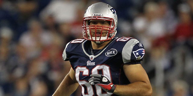 Rich Ohrnberger of the New England Patriots competes during a game against the Jacksonville Jaguars at Gillette Stadium in Foxboro, Massachusetts on August 11, 2011.