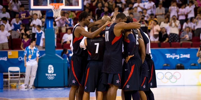 Kobe Bryant was the captain of the team. Other members are LeBron James, Dwyane Wade, Jason Kidd, Carmelo Anthony and Chris Paul.
