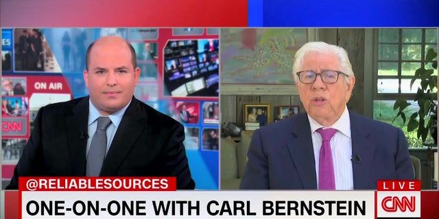 CNN analyst Carl Bernstein continued to disparage former President Trump during an exchange with host Brian Stelter on the latest episode of "Reliable sources."