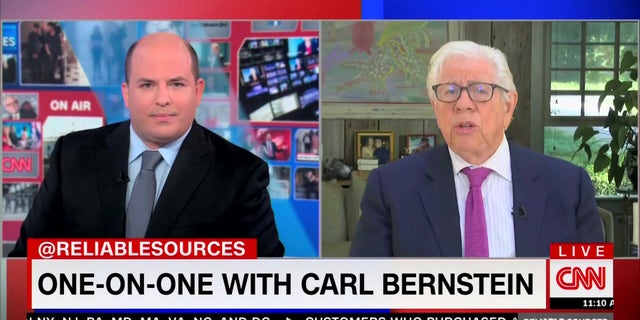 CNN analyst Carl Bernstein continued to disparage former President Trump during an exchange with host Brian Stelter on the latest episode of "Reliable sources."