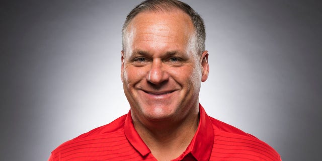 Arizona Wildcats head coach Rich Rodriguez poses for a photo during the PAC-12 Football Media Day July 26, 2017, in Los Angeles.