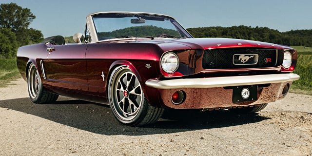 Ringbrothers customized fabricated this recreation of the 1964.5 Ford Mustang.