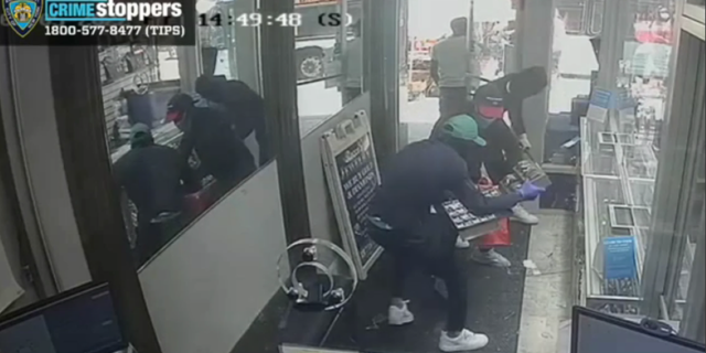 The criminals had robbed the Bronx jewelry store by using hammers to smash open displays of high-end diamonds.