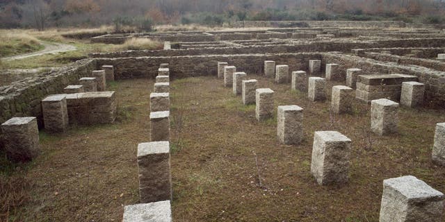Camp militaire romain d'Aquis Querquennis (Porto Quintela).  Occupé entre le dernier quart du 1er siècle jusqu'au milieu du 2ème siècle. 