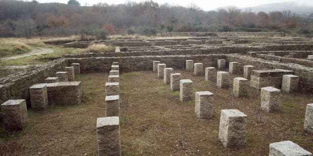 Roman military camp of Aquis Querquennis (Porto Quintela).  Occupied between the last quarter of the 1st century and the middle of the 2nd century. 