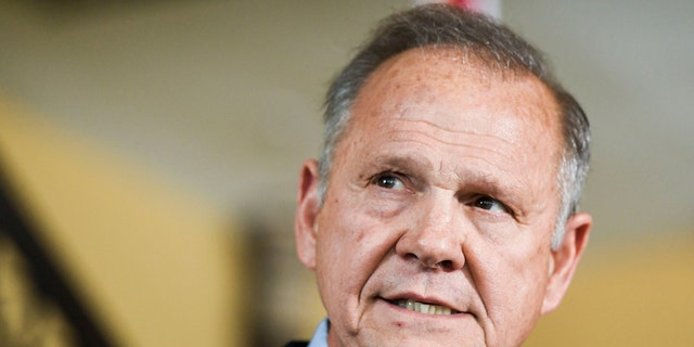 Former Alabama Chief Justice Roy Moore announces his run for the Republican nomination for U.S. Senate on June 20, 2019, in Montgomery, Ala. 