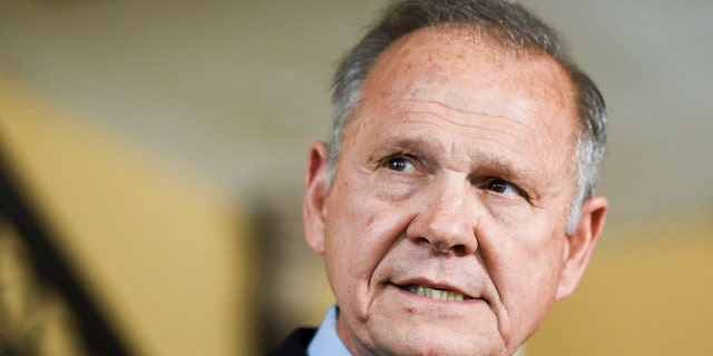 Former Alabama Chief Justice Roy Moore announces his run for the Republican nomination for U.S. Senate on June 20, 2019, in Montgomery, Ala.