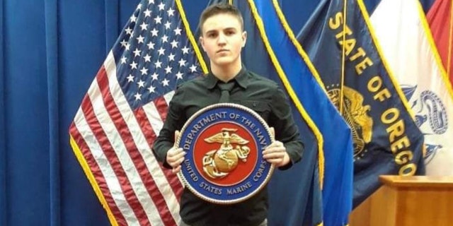 Rylee enlisted in the Marine Corps on Feb. 26, 2019, his 18th birthday.