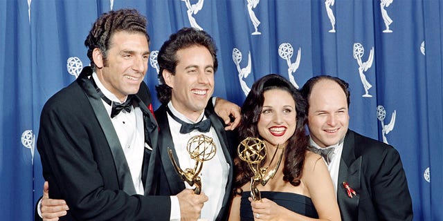 "Seinfeld" cast at Emmy Awards