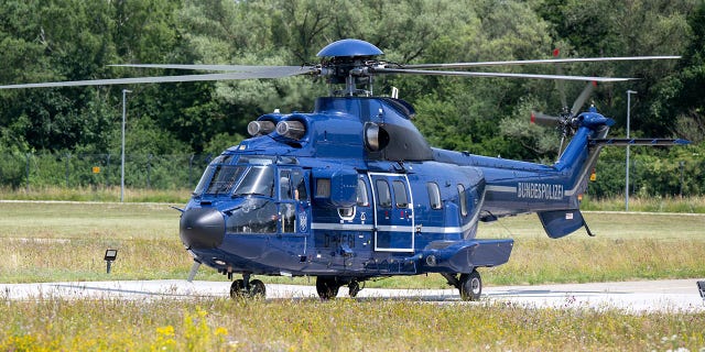 The operation will use an Airbus Super Puma, similar to this one, which is rated to carry 10,000 pounds.