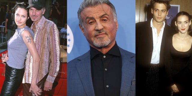 Angelina Jolie, Sylvester Stallone and Johnny Depp have removed tattoos of former lovers.