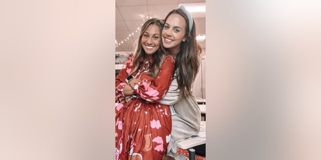 Payton Beall (left) and Taylor Johnson Brown (she recently got married) met during recess at the school where they teach — and became fast friends after realizing their mutual love of dance. 