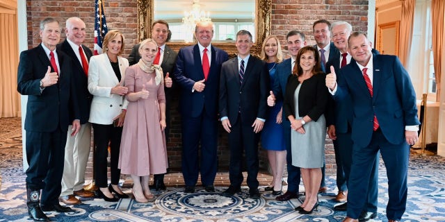 RSC Chair Jim Banks and members of the committee met with former President Trump at Bedminster Tuesday.