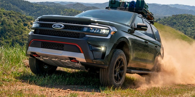 The Expedition Timberline borrows its front skid plate from the F-150 Raptor.